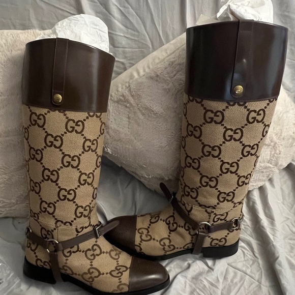 Gucci boots 9 1/2 size - Picture 1 of 2